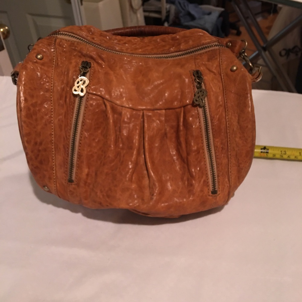 Betsey Johnson Tan Faux Leather Purse